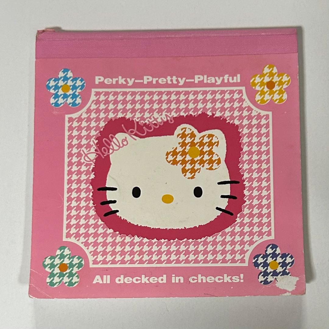 キティちゃん サンリオ メモ帳 平成レトロ 1996年 カオハナ ハロー