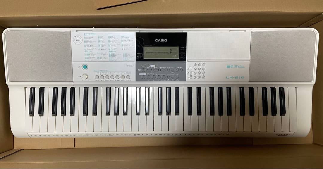 CASIO LK-516 キーボード　電子ピアノ 中古 CASIOカシオ 光ナビゲーションキーボード LK-516 電子キーボード