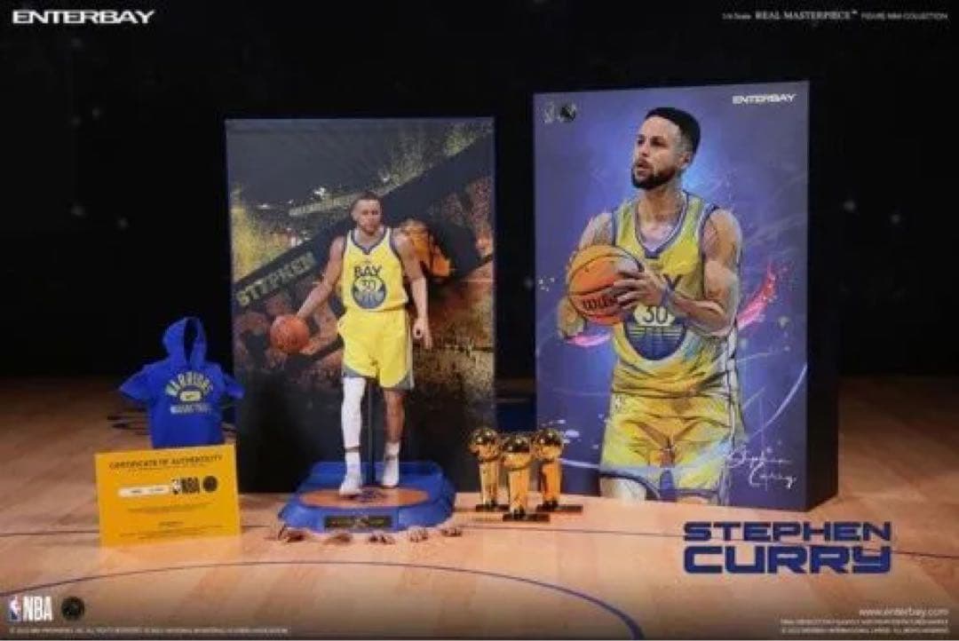 エンターベイ　ステフィン・カリー（Stephen Curry）フィギュア ENTERBAY 1/6 NBA Warriors Stephen Curry Action Figure #30 Limited