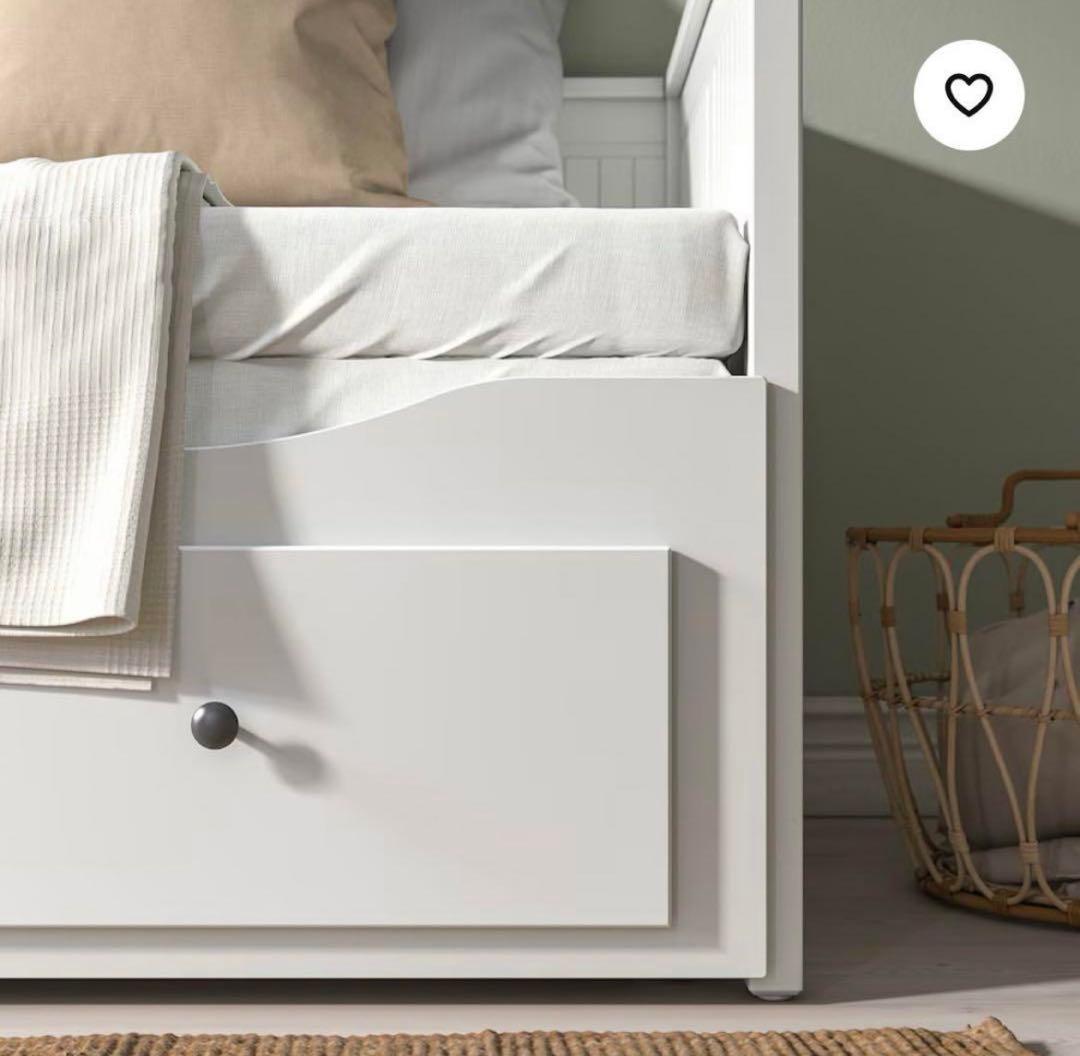 美品】半年のみ使用 IKEA イケア ヘムネス ベッドフレーム - メルカリ