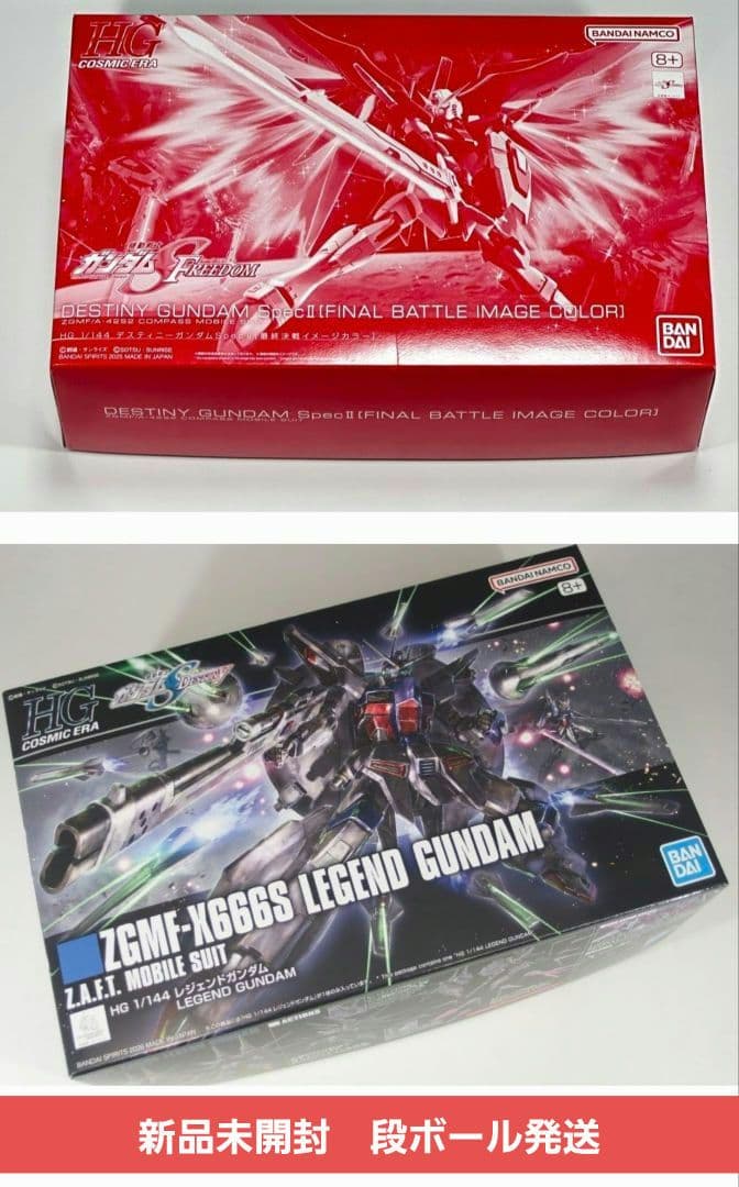 新品② HG 1/144 レジェンドガンダムHGデスティニーガンダムSpecII HG 1/144 デスティニーガンダムSpecII[最終決戦イメージカラー]【4次