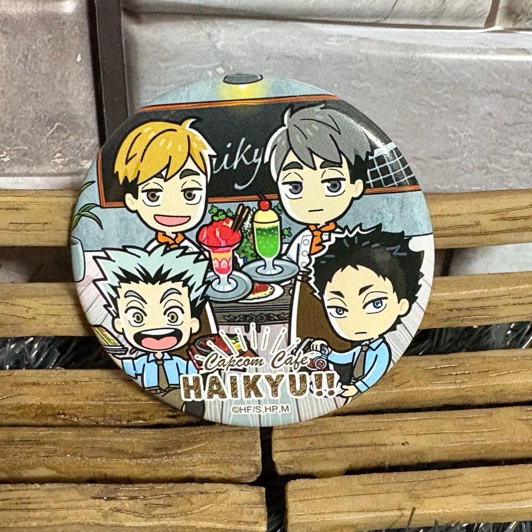 ✨ ハイキュー ✨ カプコンカフェ コラボ 缶バッジ 木兎 赤葦 宮 兄弟 美品