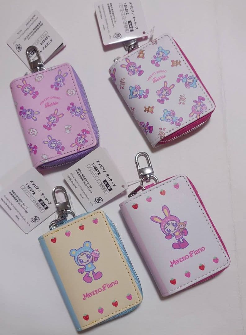 mezzo piano キーケースとメゾピアノ フェイスマスコット 9個セット