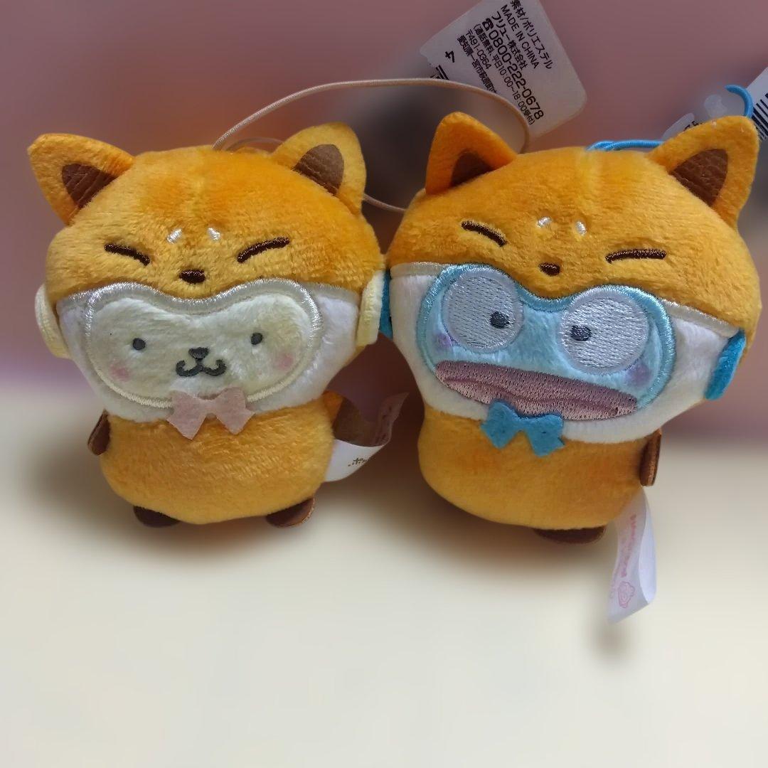 サンリオ キャラクターズ どうぶつ着ぐるみマスコット きつね編 - メルカリ