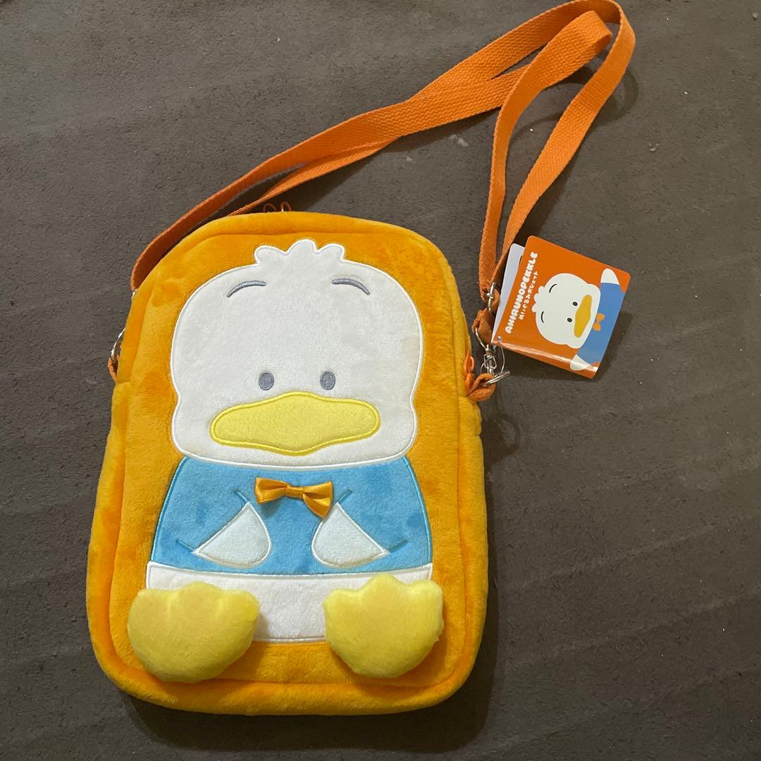 サンリオ あひるのペックル ぬいぐるみポシェット 痛バッグ カバン