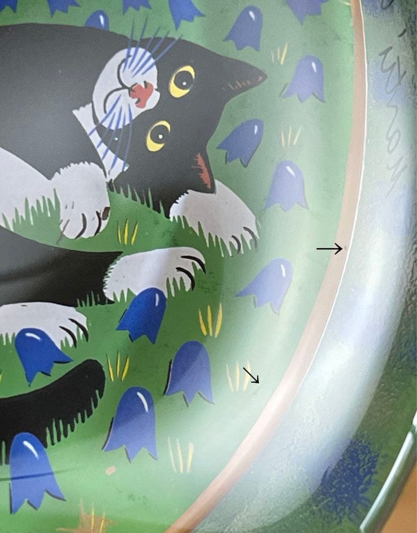 iittala ネコのガラスカード 