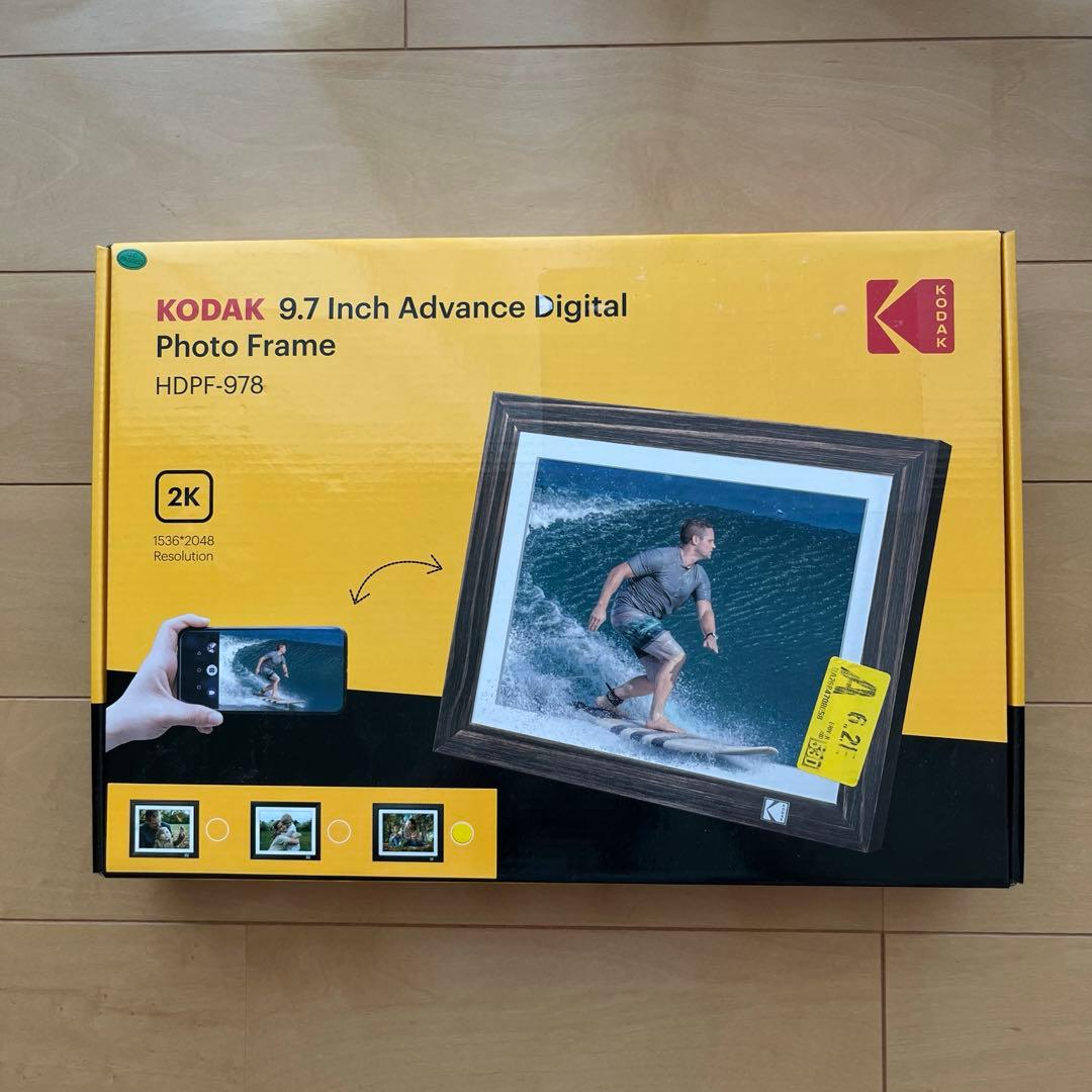 KODAK デジタルフォトフレーム HDPF-978 Amazon.co.jp: KODAK Leather-like Digital Photo Frame 9.7 Inch Wifi