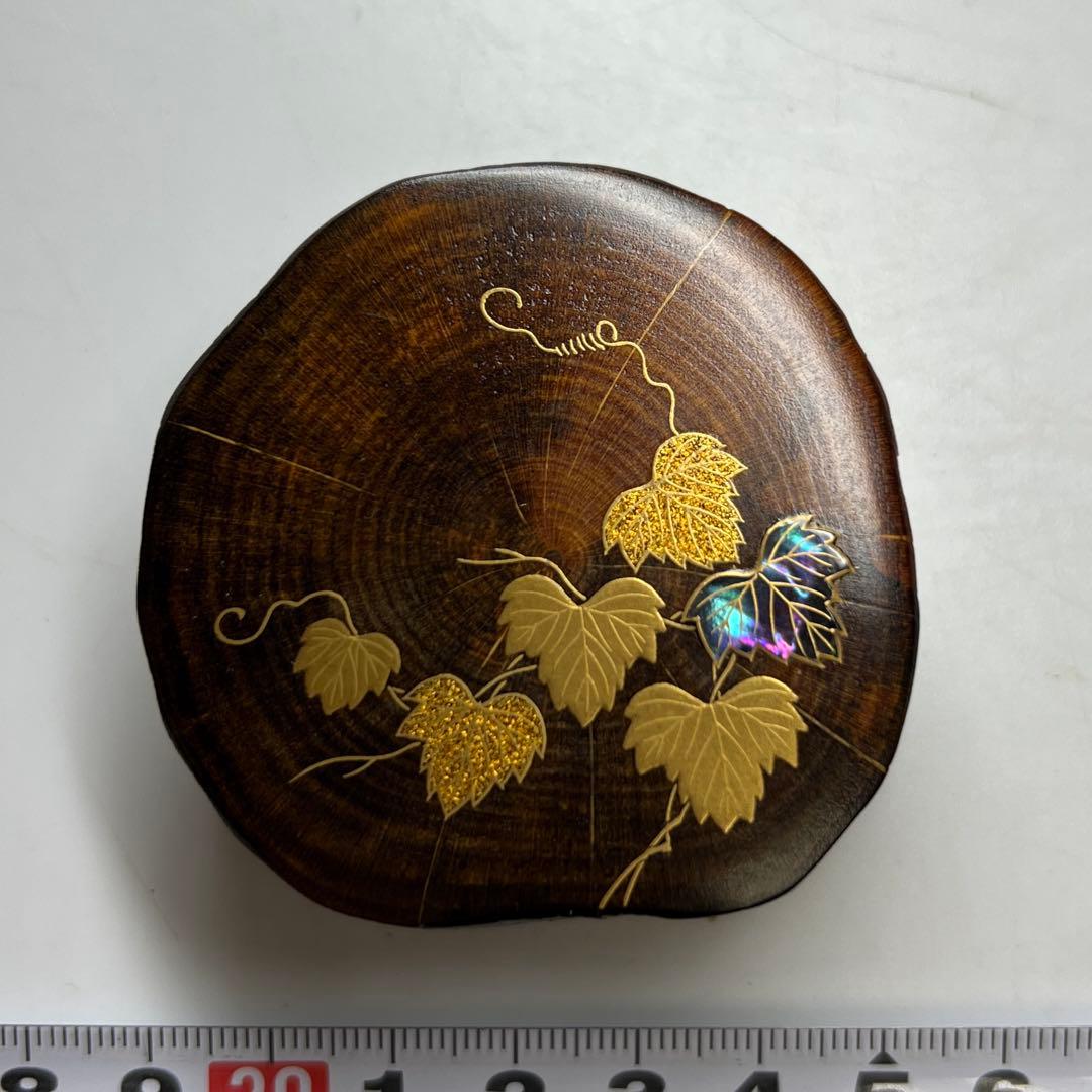 山下泰園 蔦蒔絵 香合 共箱 w4.4cm 東キ8-0127☆2F - メルカリ