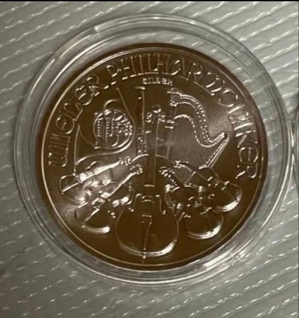 オーストリア ウィーン銀貨 1オンス 純銀　2025年 ウィーン銀貨 1オンス 2025年製 クリアケース入り 純銀 コイン