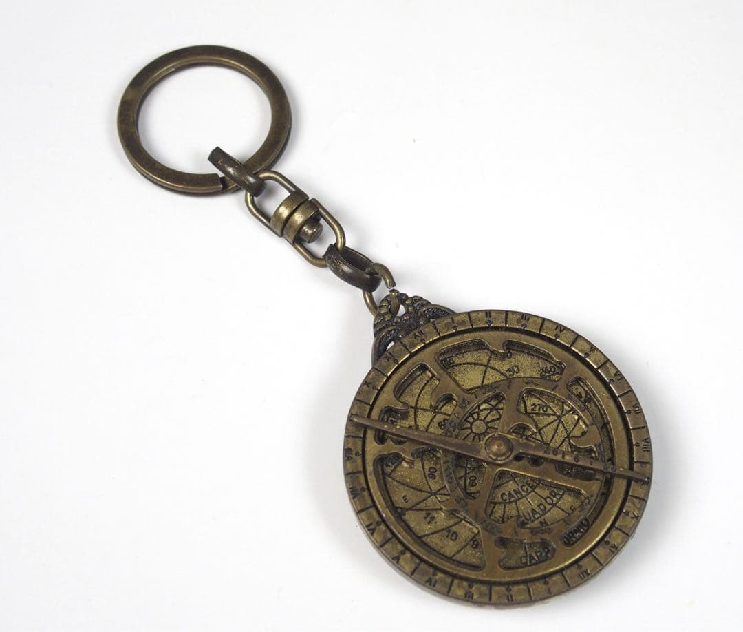 アストロラーベキーチェーンφ4.5cm 古代天文機器 スペイン製 天体