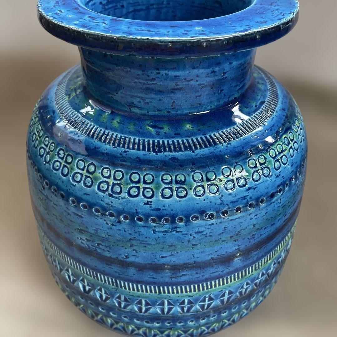 FLAVIA bitossi rimini blue 花瓶 BITOSSI FLAVIA セラミック花瓶 リミニ ブルー、アルド ロンディ