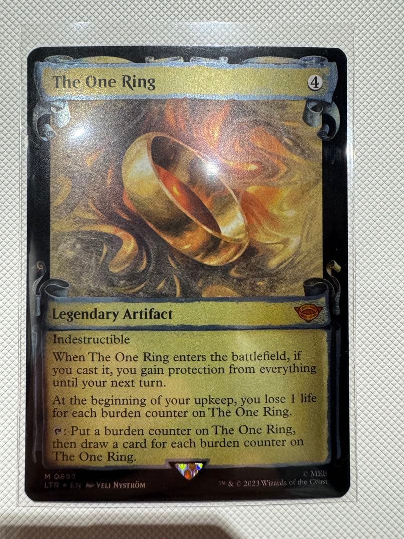 ラスト1枚 MTG 一つの指輪 銀幕foil シルバーfoil ミントモール / MINT GAMES MTG(東日本橋) / 【LTR】【JPN】【Foil