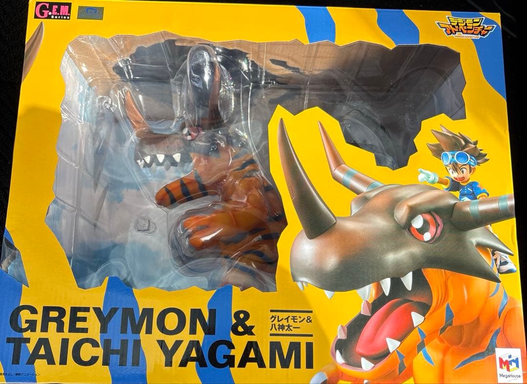 G.E.M.シリーズ デジモンアドベンチャー グレイモン＆八神太一 - メルカリ