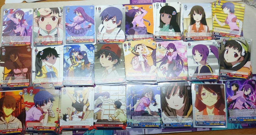ヴァイスシュヴァルツ 化物語 まとめ売り - メルカリ
