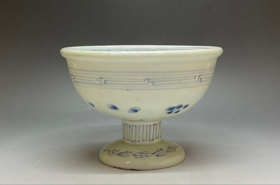 古伊万里　染付　盃洗　杯洗 　e461 古伊万里 染付盃洗 江戸期/Imari Haisen Edo - メルカリ