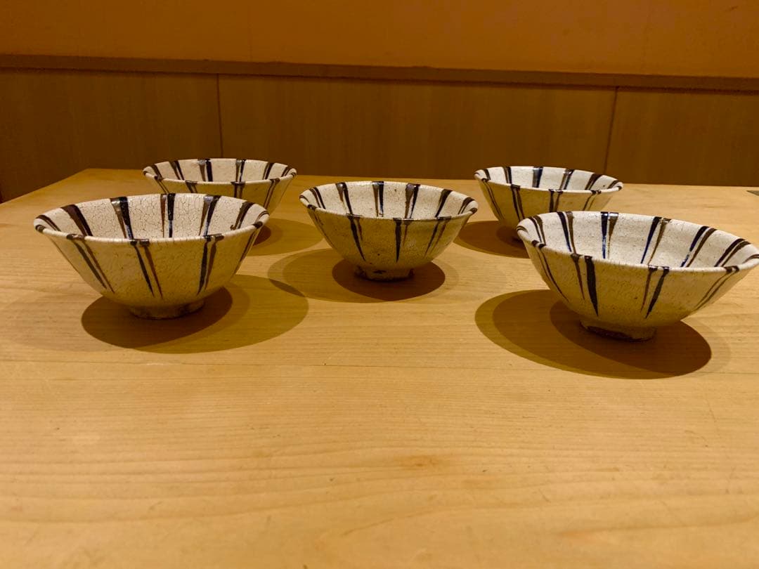 木俣薫 麦藁手 飯碗/小鉢 5客セット 貫入 陶芸 作家もの - メルカリ