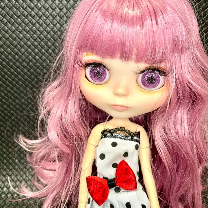 アイシードール 白肌 カスタム パープルヘアー アイチェンジ - メルカリ