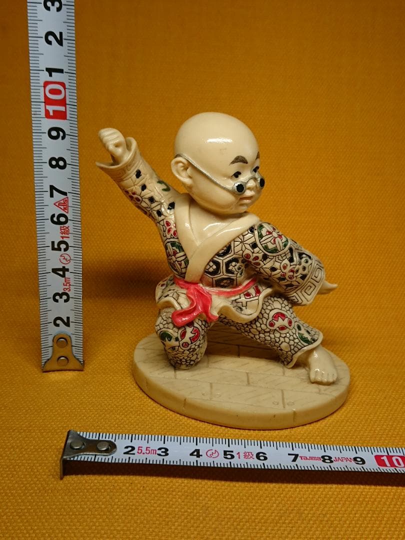 人形 少林寺拳法 彫像 オブジェ 置物 インテリア 工芸品 美術品 A3172
