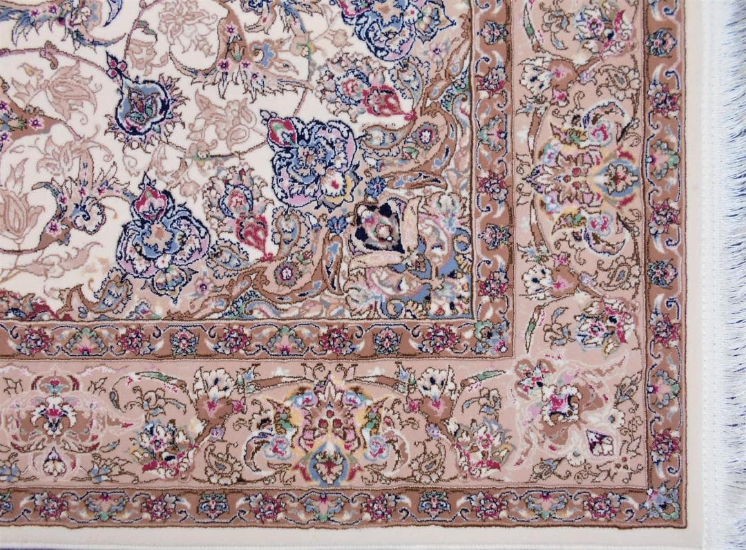 170万ノット、多色織！輝く、本場イラン産200×250cm -201061
