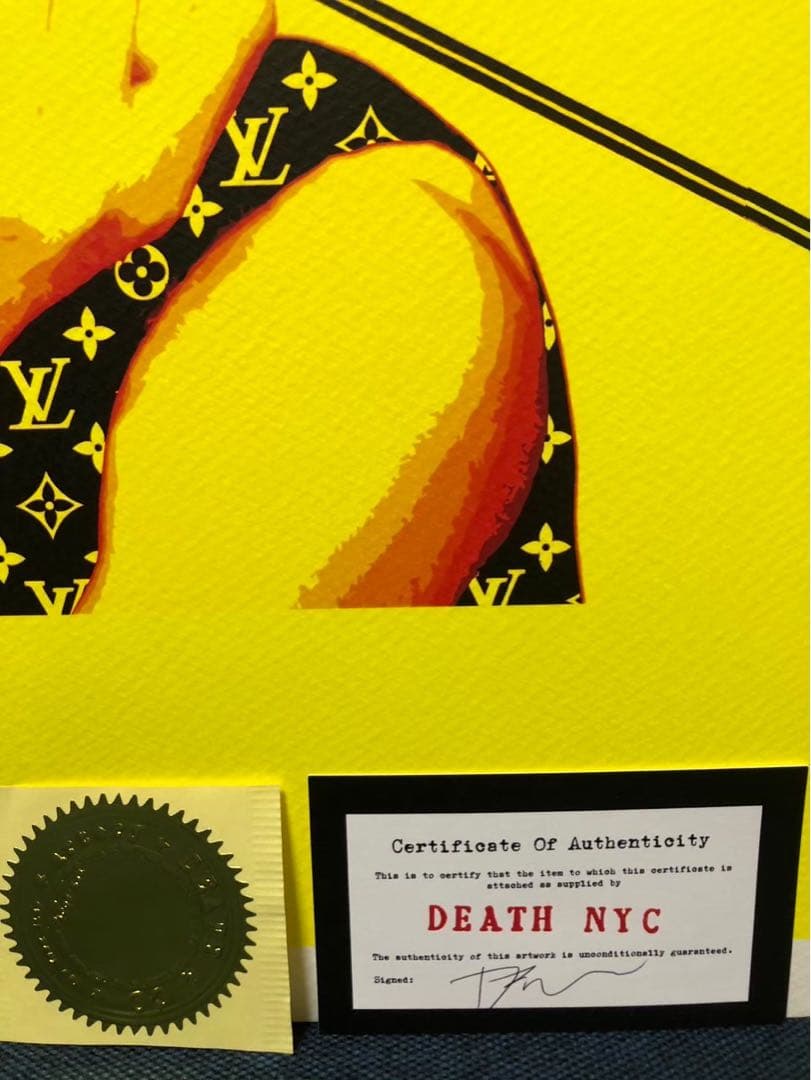 DEATH NYC シルクスクリーン オードリー ヘプバーン ヴィトンコラボ