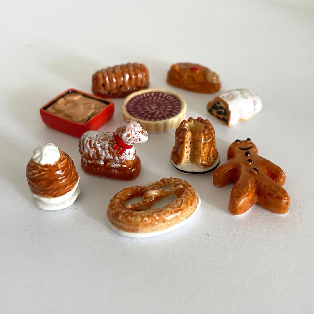 アルザスのお菓子 フェーブ フェーブ フランス 陶器 ミニチュア