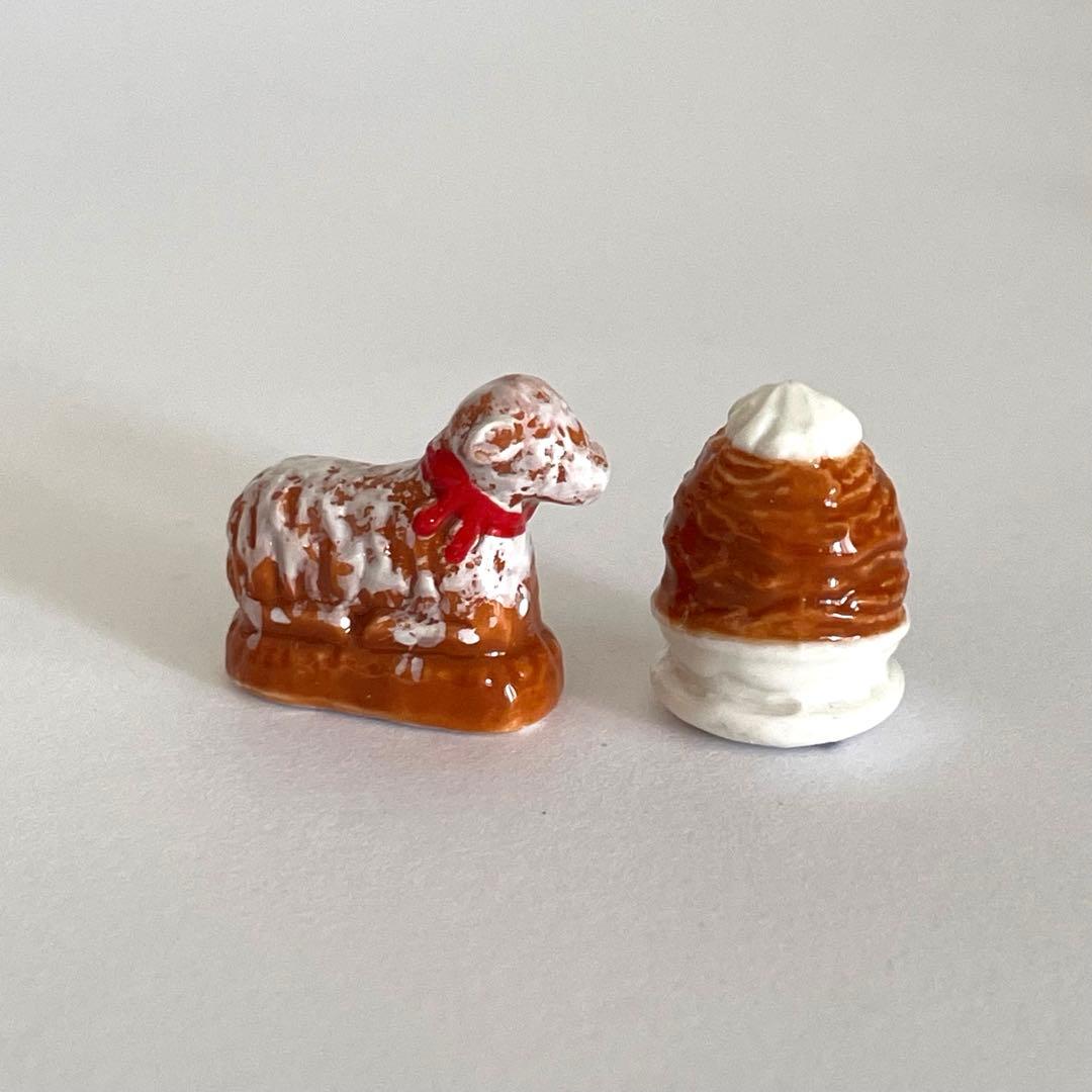 アルザスのお菓子 フェーブ フェーブ フランス 陶器 ミニチュア