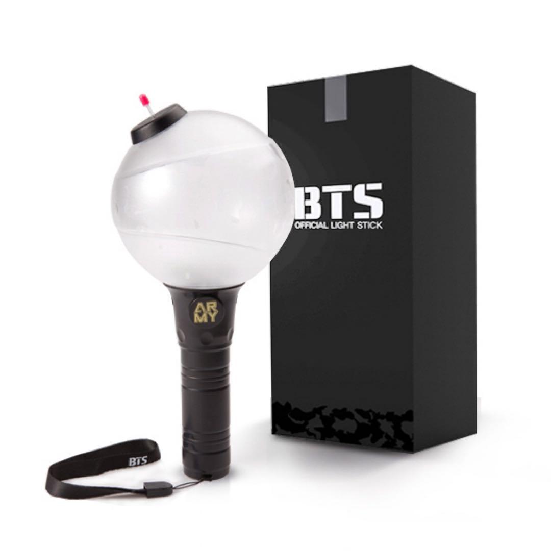 初期レア 公式 BTS アミボムver.1 防弾少年団 ペンライト 動作確認済み