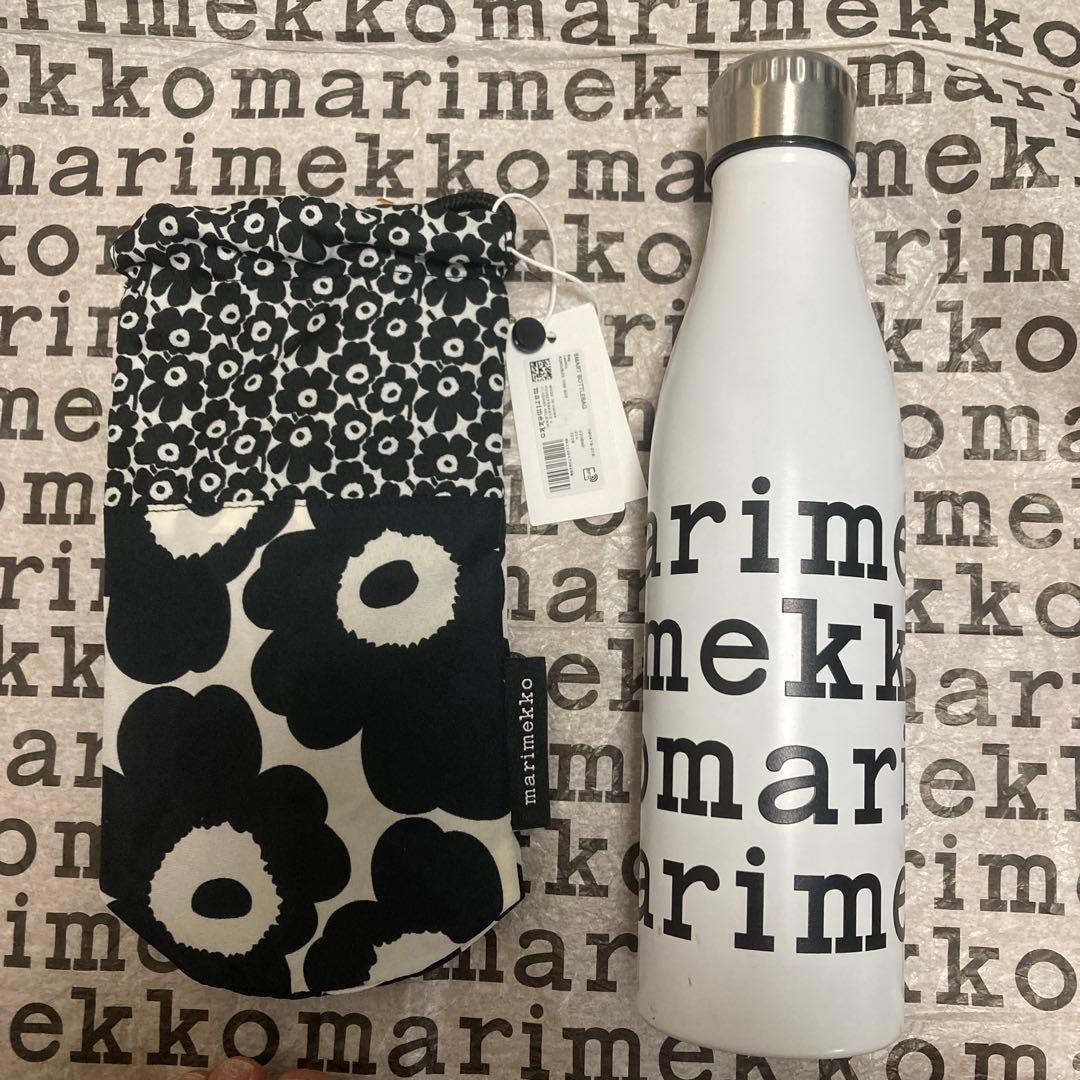 新品 マリメッコSMART BOTTLEBAG & ウォーターボトルセット marimekko（マリメッコ）の「【母の日ギフト】Logo Bottle ＆ Smart