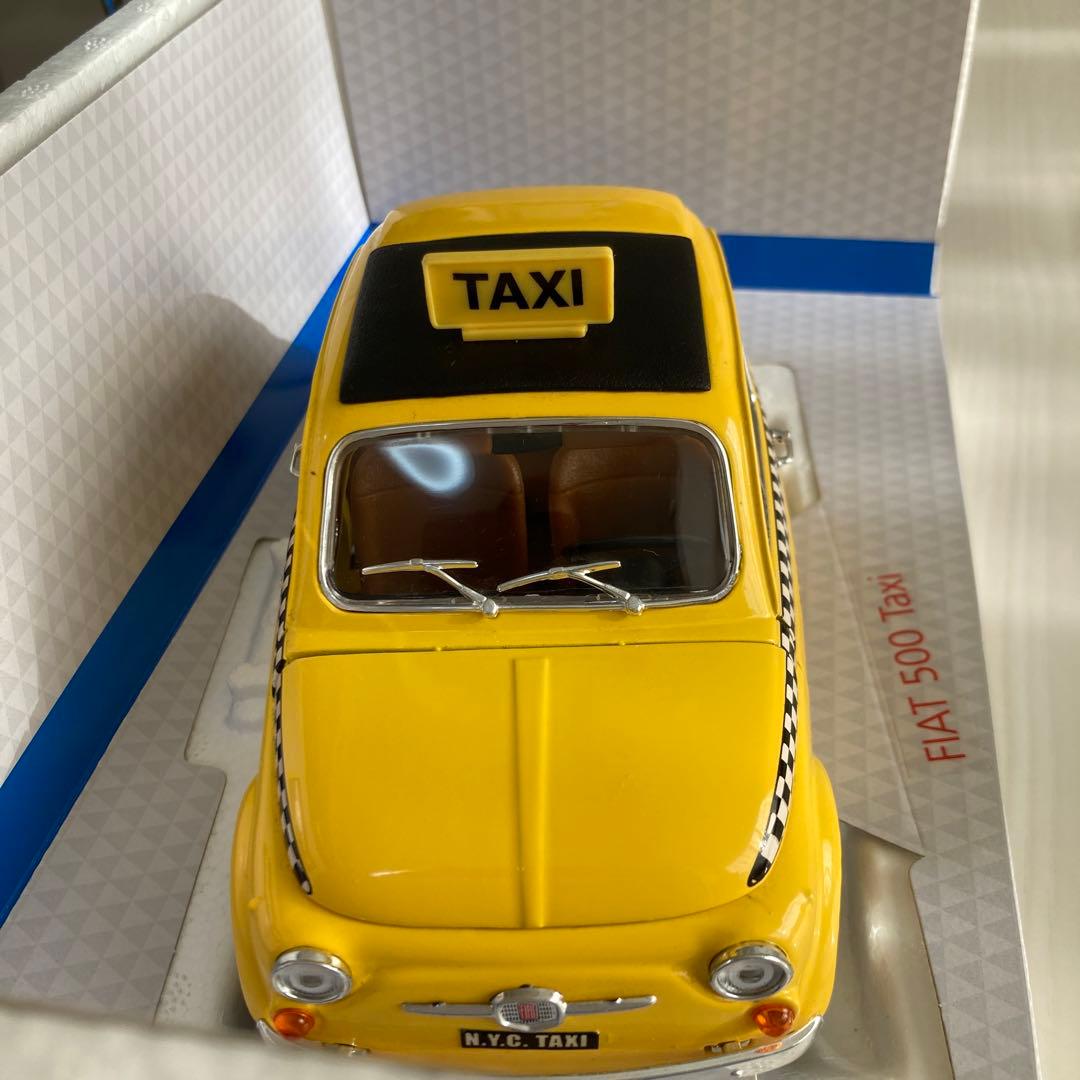Bburago FIAT 500 タクシー 1/18 - メルカリ