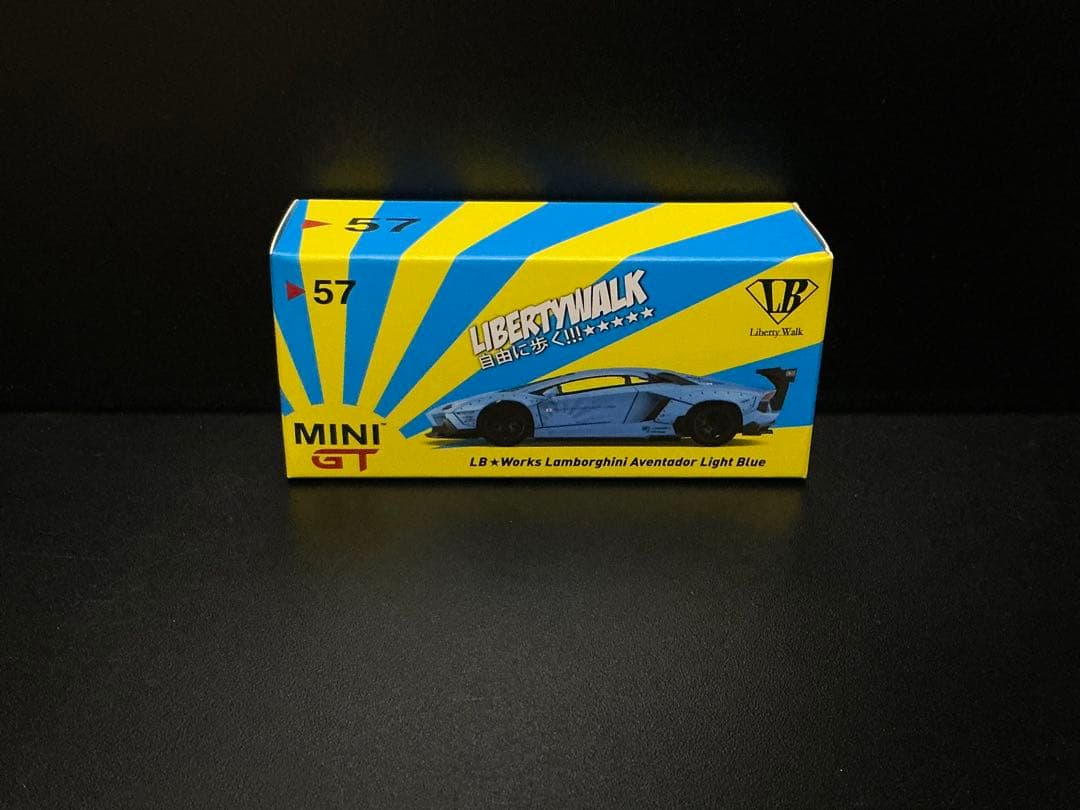 廃盤/レア】MINIGT 57 LB Aventador LightBlue - メルカリ