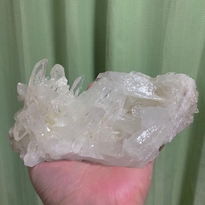 ★ 1/10まで値下　高品質【コロンビア産】水晶クラスター 高品質]コロンビア産水晶クラスター/クローライト＆ダブルポイント