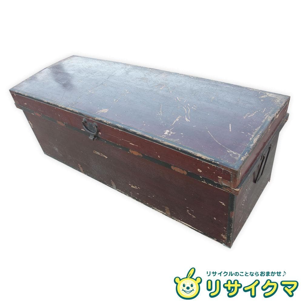 中古】K▽長持 ながもち 古民具 箪笥 木箱 収納箱 (37236) - メルカリ