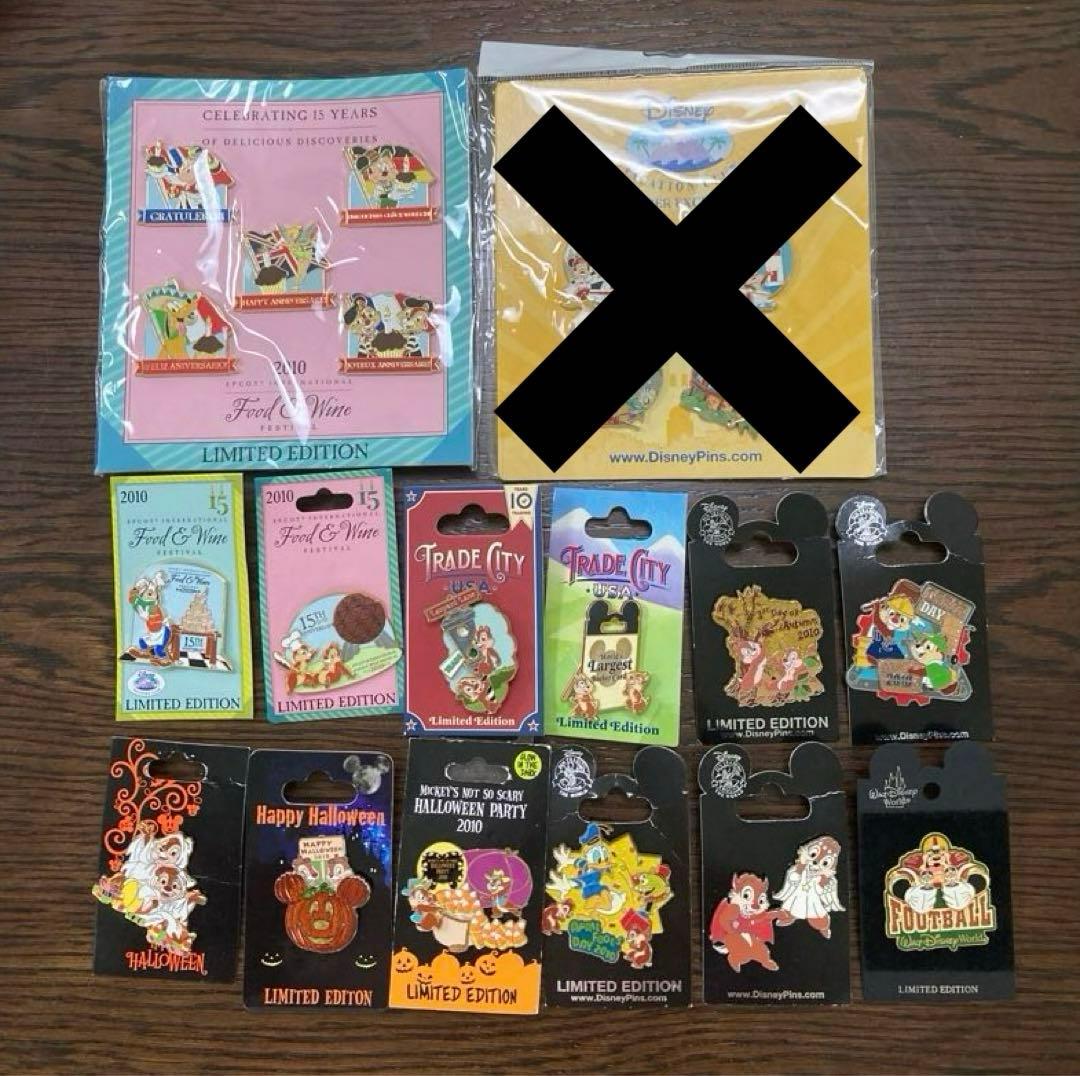 海外ディズニー　WDW チップとデール　ミッキー ミニー　ティンク　ピン　限定 2022.5WDW2日目⑥HS・遭遇！激かわのチップとデールのピクニック