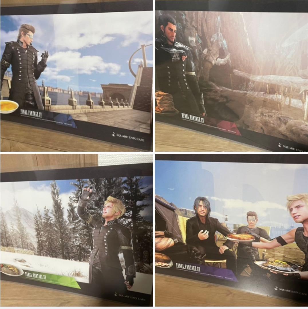 FFXV スクエニカフェコラボ　ランチョンマット4枚セット　FF15 FFXV スクエニカフェコラボ ランチョンマット4枚セット FF15 - メルカリ