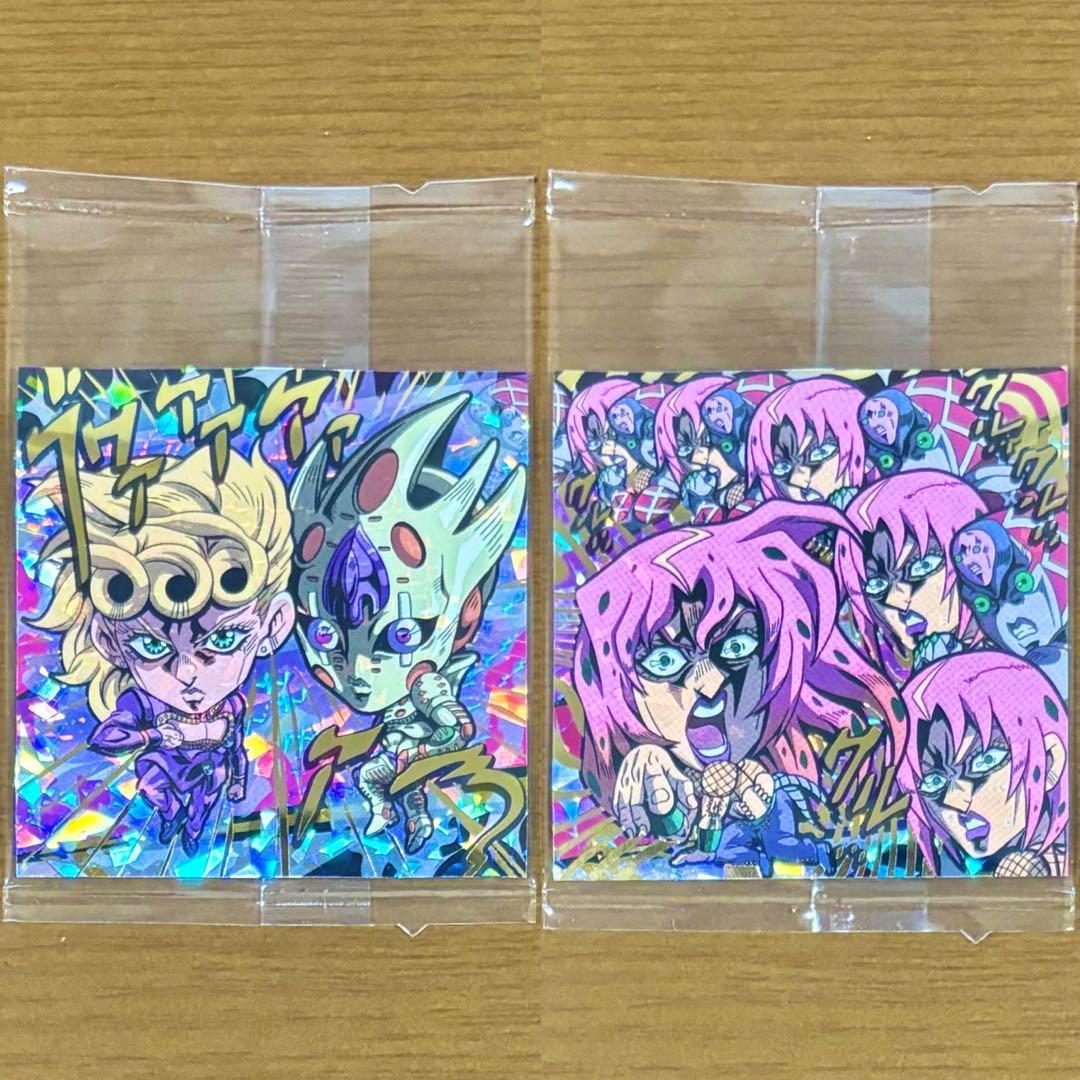 ジョジョシールウエハース5部2 JJRジョルノ JJRディアボロ 2枚セット