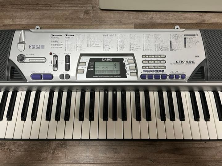 CASIO CTK-496 キーボード/ ST-3 サスティンペダル セット - メルカリ