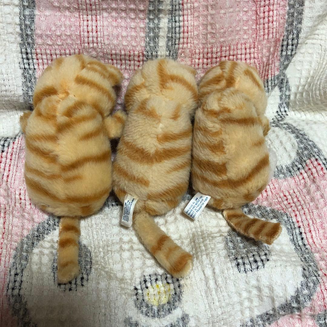 昭和レトロ ファースト社 いたずら天使 ネコ ぬいぐるみ 24cm&33cm