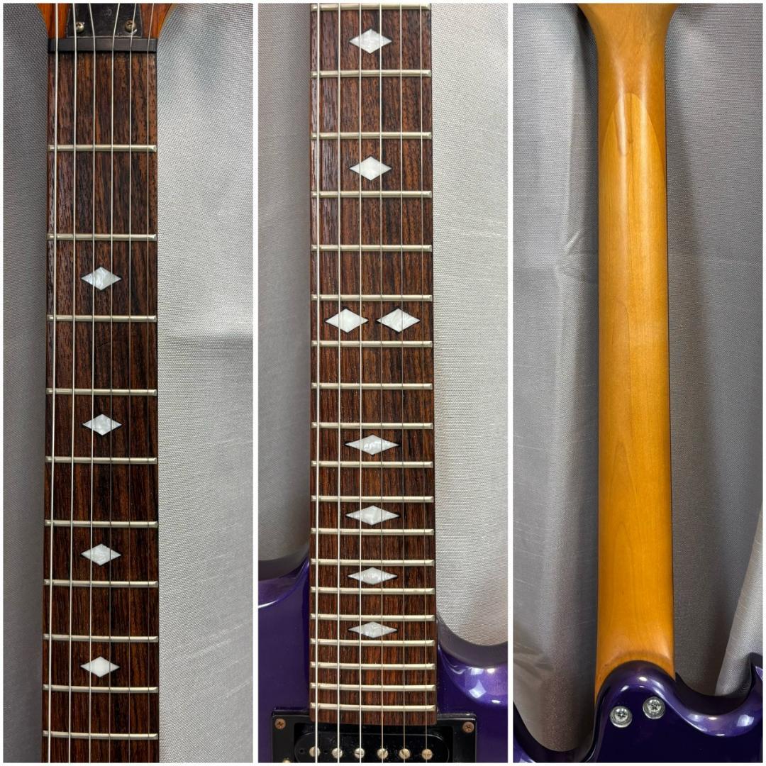 美品 レアカラー b.c.rich モッキンバード　エレキギター パープル