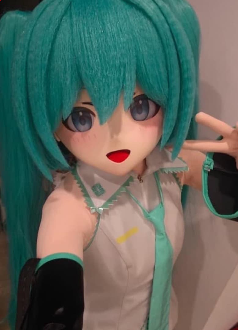 在庫あり］全頭面 初音ミク 着ぐるみ マスク kigurumi コスプレ - メルカリ