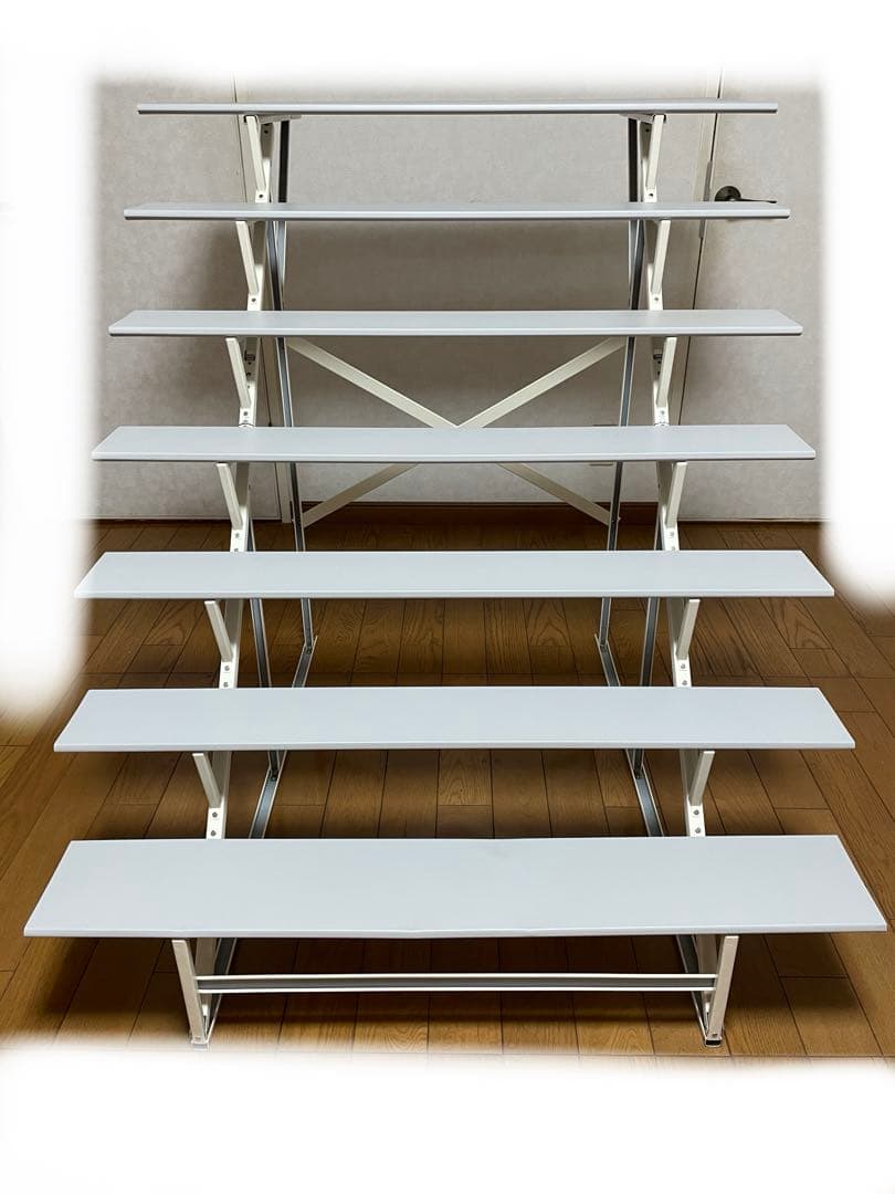【値下げ】　お雛段　スチール段　35号7段　お雛様　コレクション　収納　棚 35号 間口105cm 七段 スチール製 ひな壇 （普及タイプ） 雛人形用 ひな