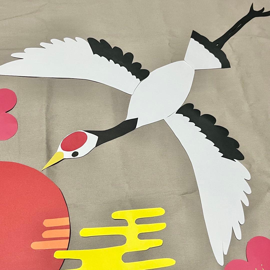 壁面飾り お正月の鶴亀の飾り【冬】 - メルカリ