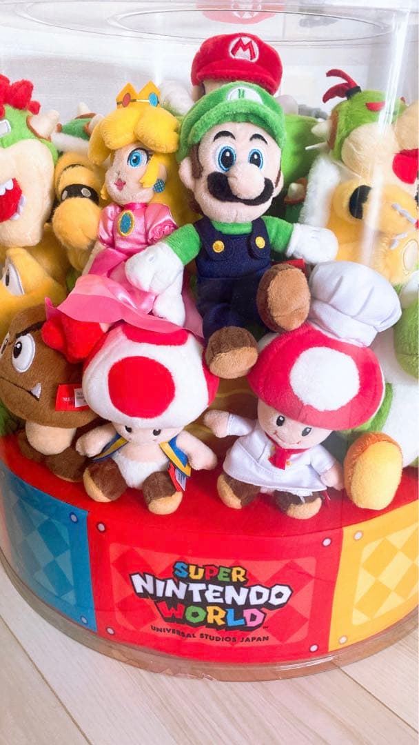USJ任天堂ワールド マリオのぬいぐるみセット - メルカリ