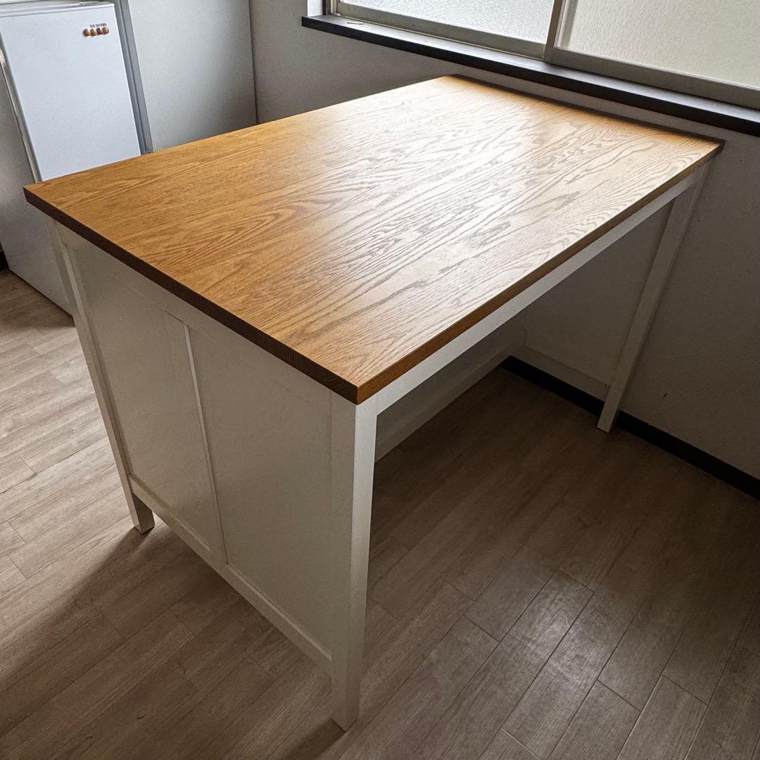 IKEA TORNVIKEN トルンヴィーケン アイランドキッチン TORNVIKEN トルンヴィーケン アイランドキッチン, オフホワイト/オーク