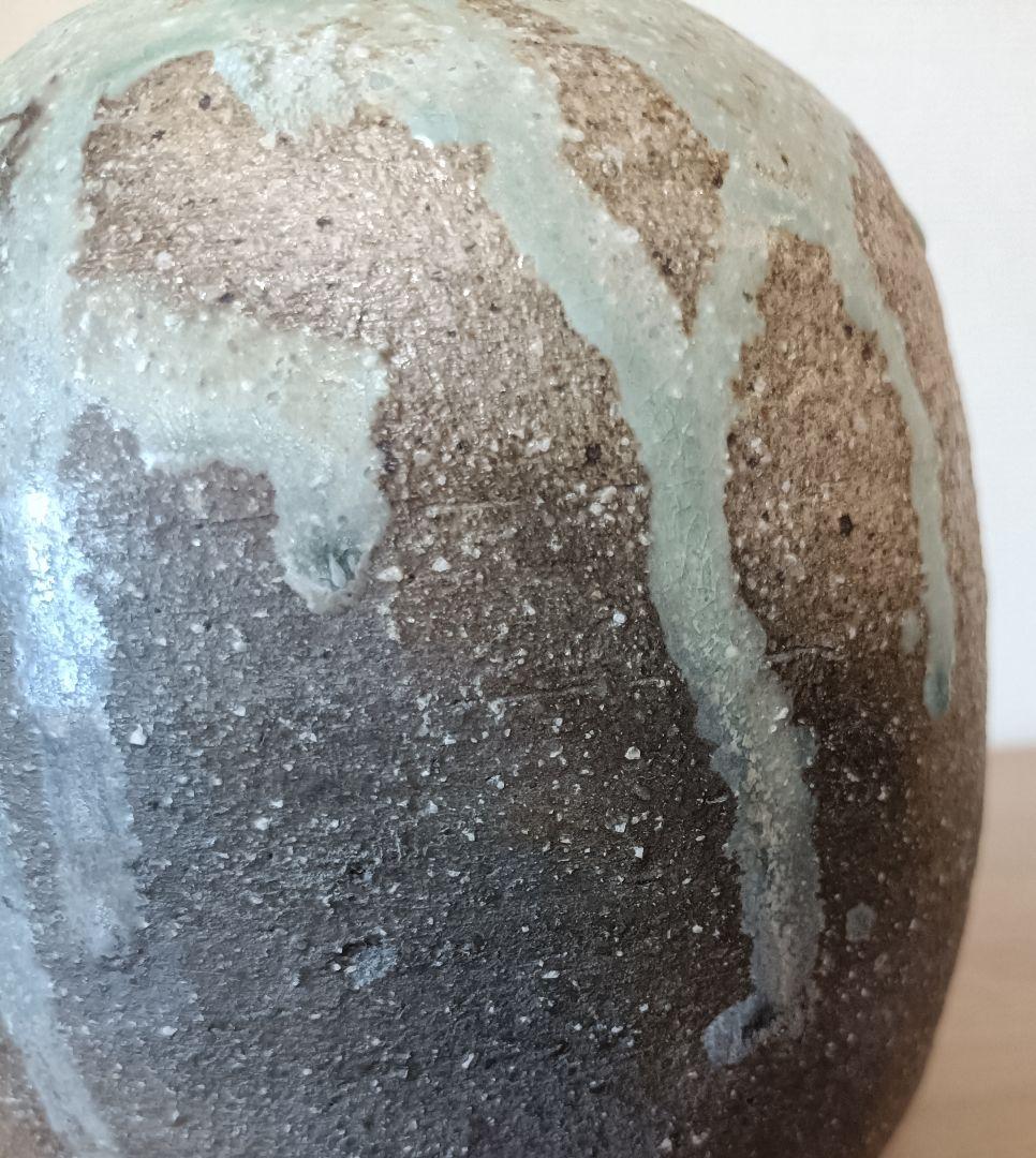 廣永窯 坪島土平作 伊賀大わび花入 灰被手 茶道具 伊賀焼花入 - メルカリ