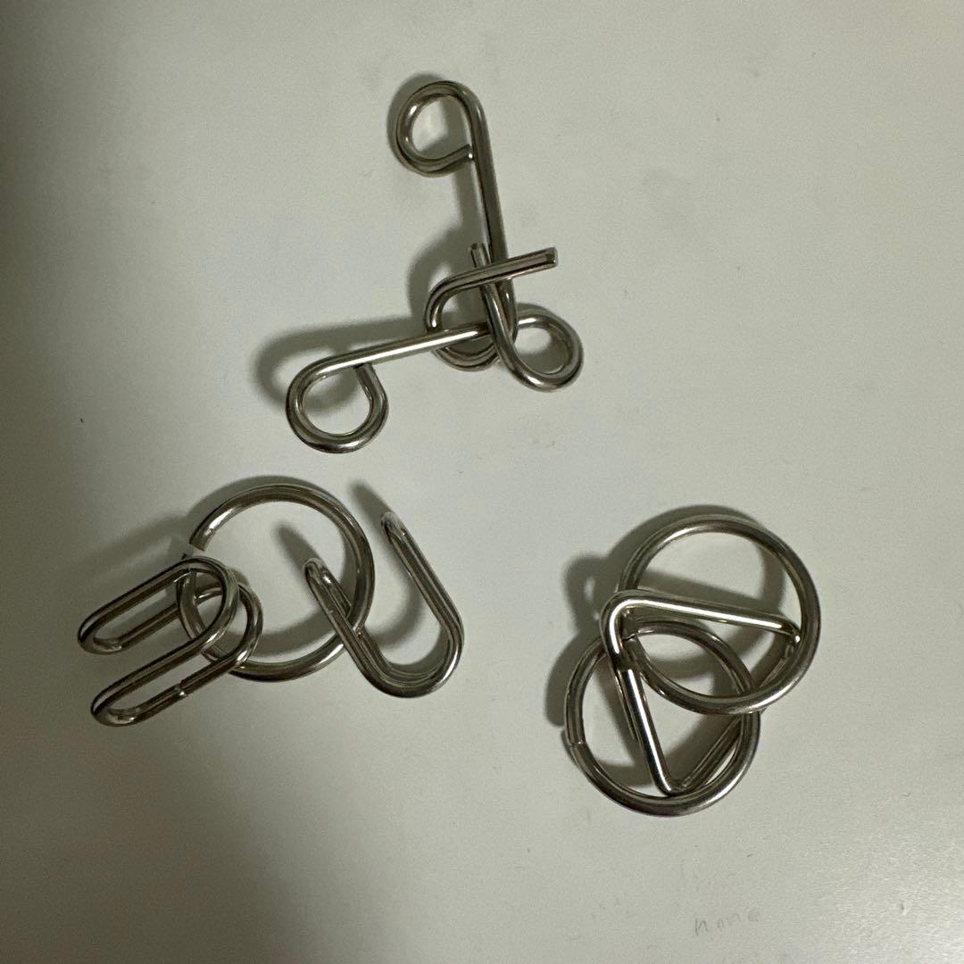 知恵の輪 3つセット - メルカリ