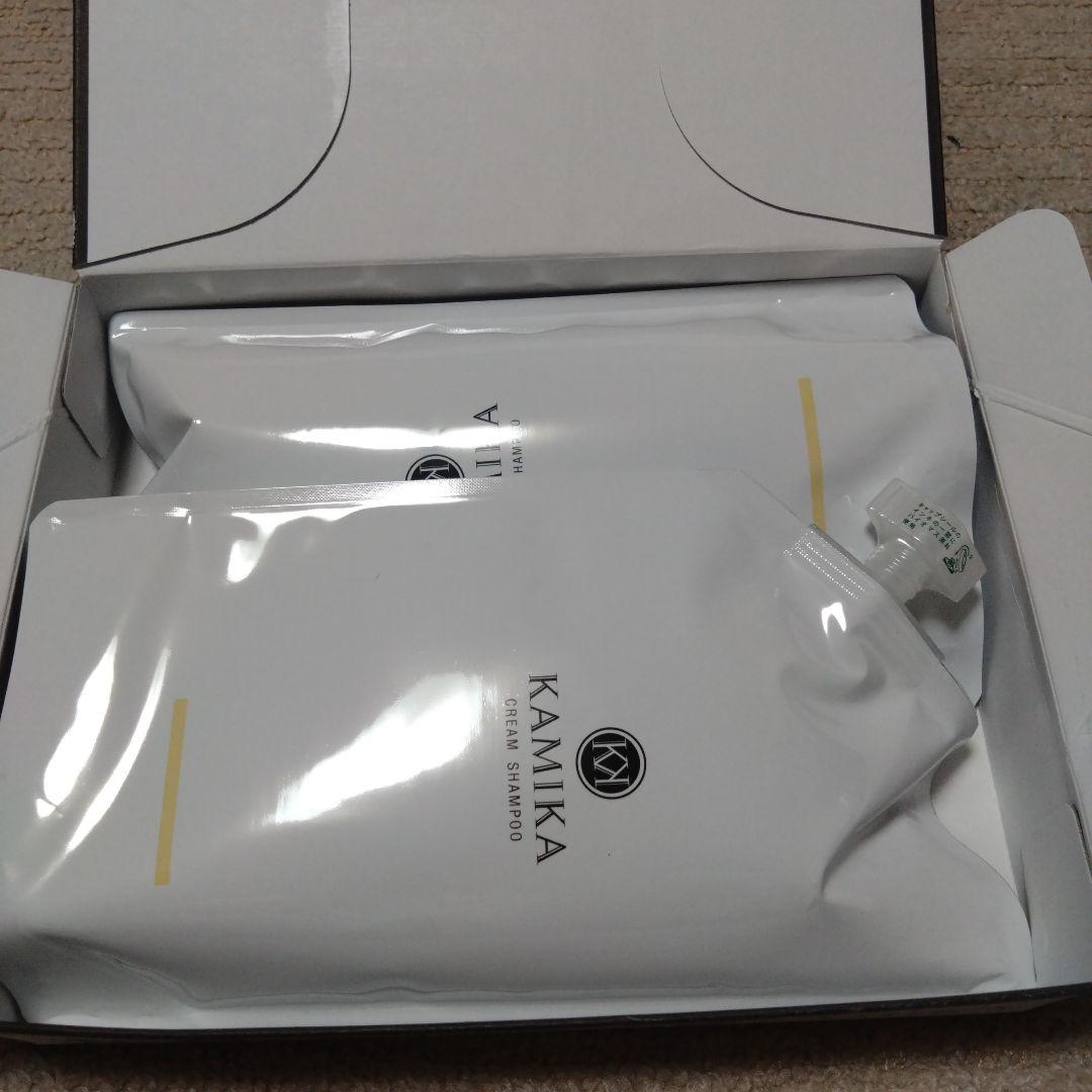 KAMIKA オールインシャンプー 2個入り ベルガモットジャスミンの香り KAMIKA 公式 10％OFF ベルガモットジャスミンの香り 黒髪クリーム
