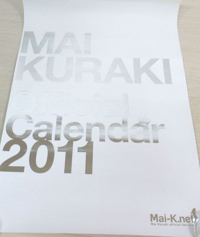 希少FC限定!倉木麻衣OFFICIALカレンダー2011ポスター型6枚Mai-K - メルカリ