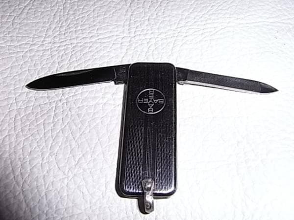 非売品1960年代◇ドイツ バイエル社(BAYER) ゾーリンゲン 2丁出ナイフ