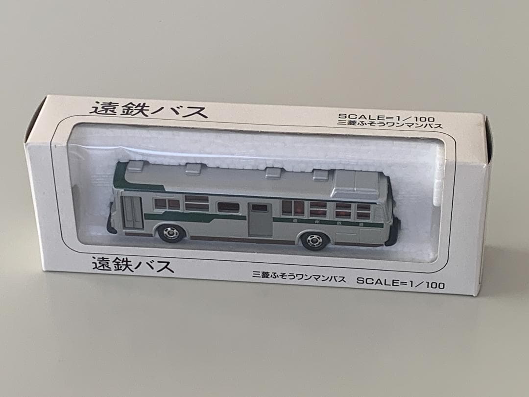 ◇日本製【1/100 遠鉄バス ロングトミカ 三菱ふそうワンマンバス 遠州