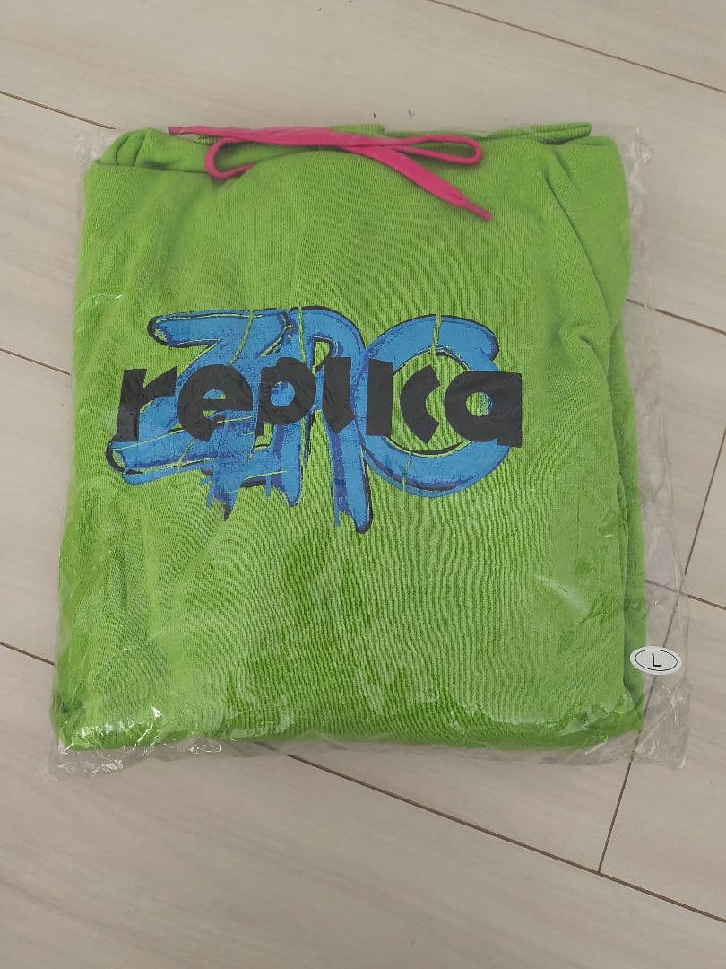 新品)Vaundy“replica” フーディ パーカー Green Lサイズ - メルカリ